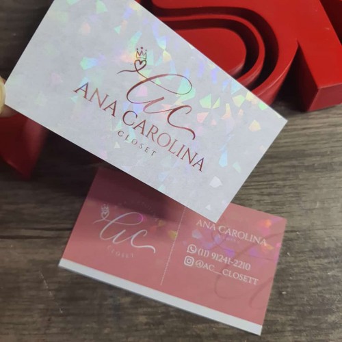 Cartão de Visita - Holográfico