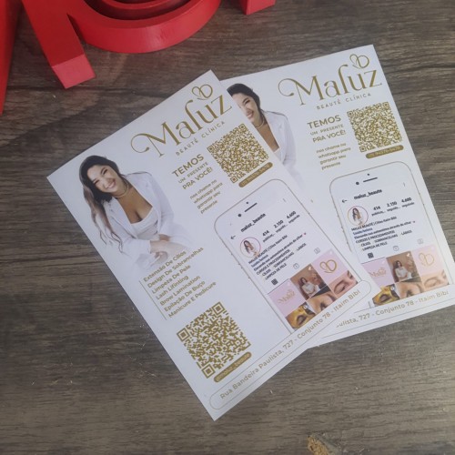 Panfleto Apenas Frente - 10x14cm